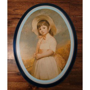 Vintage 1974 Wall Tin "Miss Willoughby" by George Romney  Ohio Art